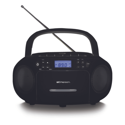 Emerson Portable CD/Cassette Boombox with AM/FM Radio