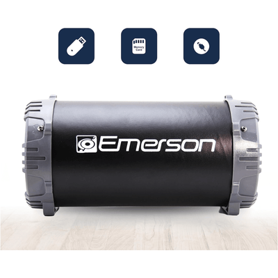 Emerson Portable Bluetooth Speaker with LED Lighting and Carrying