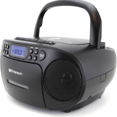 Emerson Portable CD/Cassette Boombox with AM/FM Radio