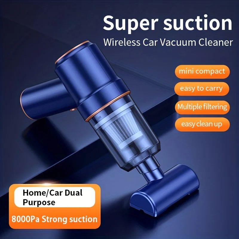 120W Cordless Handheld Vacuum Cleaner – Wireless, Portable for Car and Home Use